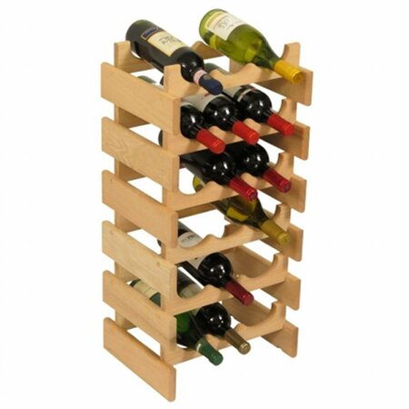 RAZOREDGE 18 Bottle Dakota Wine Rack - Unfinished RA3265716